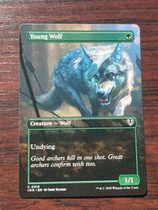 1x SHOWCASE YOUNG WOLF - Innistrad - MTG - Magic the Gathering - Picture 1 of 1