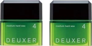DEUXER medium hard wax 4 Hair Wax 2Pack Set 80g NUMBER THREE - Picture 1 of 5
