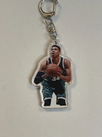 Giannis Antetokounmpo Milwaukee Bucks Jersey Acrylic Keychain NBA Basketball Cover