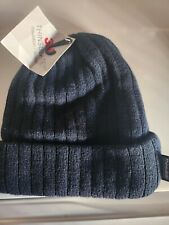 3M THINSULATE KNIT GRAY BEANIE Insulation Double Layer Warm Unisex Hat One Size