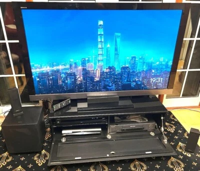 Sony Bravia 55” 1080p HD LCD TV + Sony 5.1 Home Theatre System + Stand - Image 1 of 4