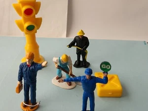 Vintage - Bau & Autobahn Figuren & Ampel - Bild 1 von 7