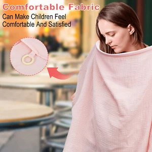 Nursing Cover Breathable Privacy Breastfeeding Cover Soft Comfortable}- - Picture 1 of 11