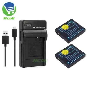 USB Charger or BP-DC6-E/U Replace Battery for Leica C-Lux 2 C-Lux 3 Camera - Picture 1 of 9