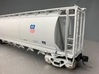 O Atlas 7339-1 ACF 6 Bay Cylindrical Hopper MP/UP Merger #710310 2-Rail O835 - Image 1 of 4