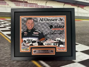 Al Unser Jr. Signed Photo Jsa Auto Custom Framed Indy Race Car Champion 2 Time - Picture 1 of 4