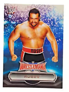 Tarjeta de lucha libre 2016 Topps WWE WrestleMania RUSEV #11/30 W11 - Imagen 1 de 2