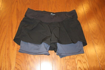 M 8-10 ❤️ OLD NAVY ACTIVE ❤️ Swim suit BOTTOMS SOLID LINED SKIRT BLACK COVER - Image 1 of 4