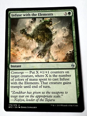MTG MagicThe Gathering Battle for Zendikar Infuse with the Elements  Uncommon LP - Image 1 of 2