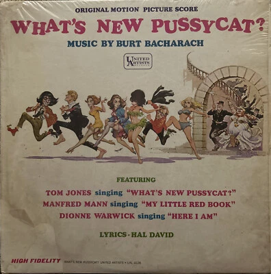 WHAT’S NEW PUSSYCAT MOTION PICTURE SCORE LP-Tom Jones Dionne Warwick - Image 1 of 4