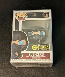 Funko Pop! Mortal Kombat Movie Sub-Zero Glow in The Dark Figur Protector Box - Bild 1 von 4