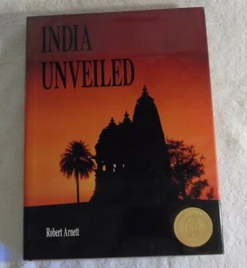 1999 India Unveiled Coffee Table Book Travel Robert Arnett HCDJ - Picture 1 of 12