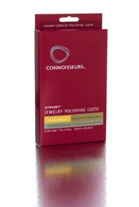 Connoisseurs Ultrasoft Large GOLD Jewellery Polishing Cleaning Tarnish Cloth - Picture 1 of 4