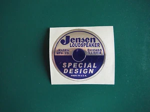 Jensen Speaker Sticker P&S 2" - Picture 1 of 1