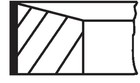 676 13 N0 MAHLE Piston Ring Kit for DODGE,GALLOPER,HYUNDAI,JAC,KIA,MITSUBISHI