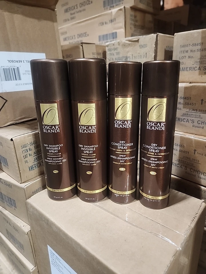 4pc SET Oscar Blandi Pronto Invisible Dry Shampoo Condition Spray Shine Detangle - Image 1 of 1