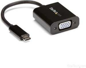 StarTech.com USB-C to VGA Adapter - Black - 1080p - Video Converter For Your Mac - Afbeelding 1 van 7