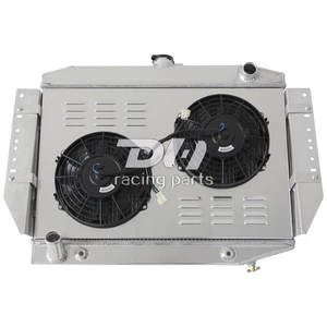 3 Rows Aluminum Radiator Shroud Fan For 1972-1979 JEEP CHEROKEE WAGONEER J10 J20 - Picture 1 of 13