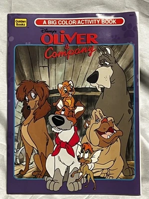 Libro de actividades/color vintage de Walt Disney Oliver and Company A Big Color Foto 1 de 2