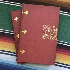 The Autocrat of the Breakfast Table Holmes Howard Pyle Illustrated Edition - Imagen 1 de 11