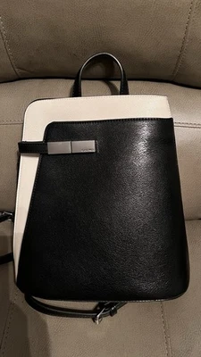 Calvin Klein Zada Tailored Backpack Black/White One Size - Image 1 of 4