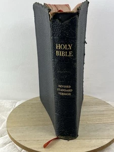 Nelson Duke Revised Standard Edition RSV Bible 1953 Leather USA Collectible - Foto 1 di 15