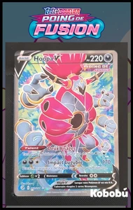 Pokemon Karte Hoopa V 253/264 EB8 Fusionsfaust Degen Schild - Bild 1 von 3