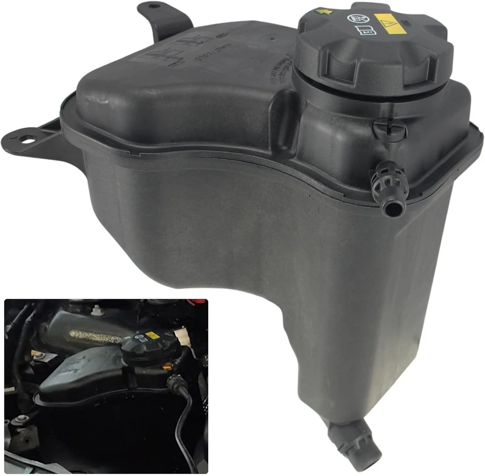 For BMW 325i 328i 335i Coolant Reservoir Overflow Expansion Tank & Sensor & Cap - Image 1 of 4