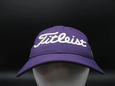 Gorra Titleist Pro V1 Para Hombre Ajustable Púrpura Golf Script Logo Foto 1 de 4