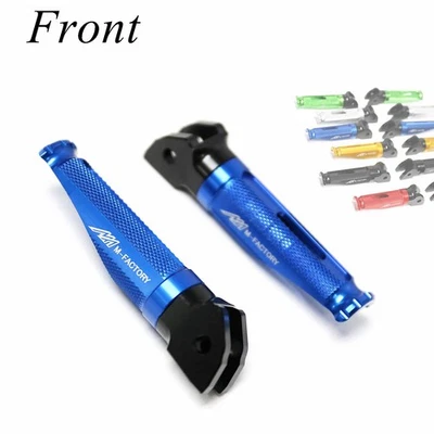 Clavijas delanteras azules Shinobi para Suzuki GSF 400 Bandit 90 91 92 93 94 95 Foto 1 de 4