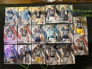 2025 Panini Mosaic Football Rookie Lot of 17 No Dups Variation Skattebo Ward RC - Bild 1 von 1