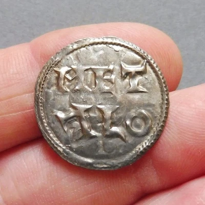 Comté de Poitou - Monnayage immobilisé au nom de Charles II - Denier - Melle - Photo 1/2