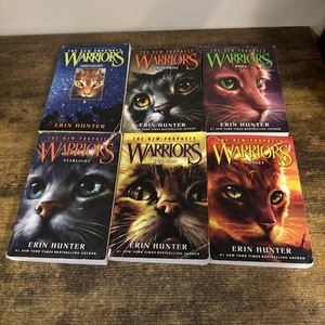 Erin Hunter WARRIORS THE NEW PROPHECY Series Complete set all 6 paperback books - Picture 1 of 2