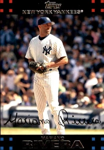 Mariano Rivera 2007 Topps #570 New York Yankees SPEDIZIONE GRATUITA AutographDen - Foto 1 di 2