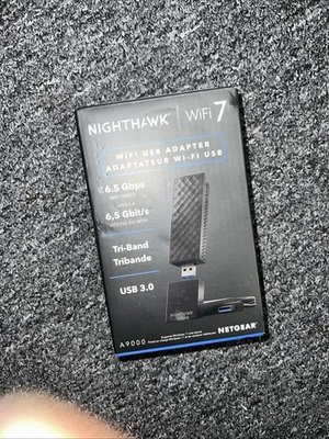 Netgear Nighthawk A9000 Tri-Band Wi-Fi 7 USB 3.0 Adapter - Image 1 of 2
