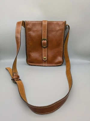 Patricia Nash Venezia 意大利皮革袋 斜挎包 磁扣,有缺陷  — 第 1/4 张图片