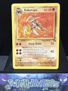 Pokemon Card Kabutops 24/62 Fossil Set Non Holo Rare WOTC Played - Picture 1 of 2