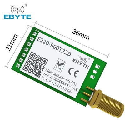 EBYTE LoRa LLCC68 868/915MHz Modulo Wireless 22dBm 5km SMA-K UART Trasmettitore Ricevitore