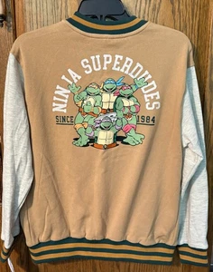 NWT "TEAM 84 NINJA" Teenage Mutant Ninja Turtles Jacket (L 14/16) - Picture 1 of 5