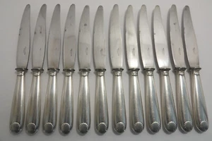 12 Couteaux de Table Anciens Christofle Modèle Vendôme Table Knives - Imagen 1 de 4