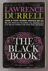 The Black Book Lawrence Durrell Vtg Paperback 1960s Giant Cardinal 1st Ed 1962 - Picture 1 of 2