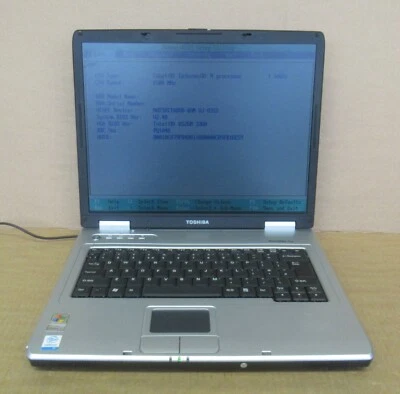 Toshiba Satellite Pro L10 15" Celeron M370 1.5Ghz 256MB Ram XP Pro COA Laptop - Image 1 of 4