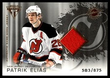 2003-04 Pacific Private Stock Titanium #166 Patrik Elias 583/875 Jersey New