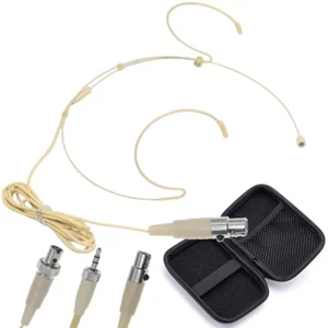 Condenser Headset Microphone For Sennheiser Shure AKG BeltPock Transmitter Radio - Picture 1 of 12
