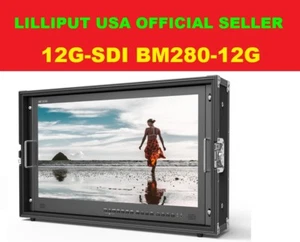 LILLIPUT BM280-12G 28” 3840x2160 4K Broadcast Monitor 12G-SDI Quad-Link +Gold M - Picture 1 of 3