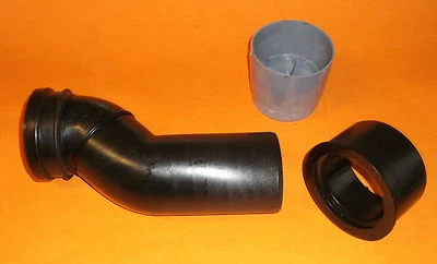 Etagen Anschlußbogen 90x110 x 80mm zu Geberit  Duofix WC  # 9372497 - Bild 1 von 2