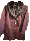 Dennis Basso 2x  Jacket/Removeable Lining and Faux Fur Collar-New in Bag