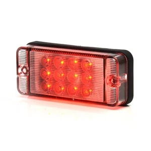 WAS 36 Serie W83D 700 rechteckige LKW Heck LED Nebellampe (klare Linse) - Bild 1 von 4
