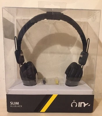 Casque noir unisexe avec microphone iPhone Blackerry Samsung Nokia - BOITE ! - Photo 1/4