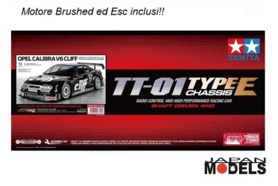 OPEL CALIBRA V6 CLIFF TT01 - E (Incl. Esc e Motore) Kit Tamiya 58701 1:10 Rc 4WD - Immagine 1 di 4